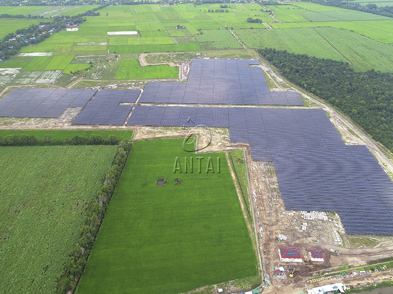 脱颖而出！走进安泰新能源柬埔寨26MW地面支架项目！